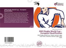 Capa do livro de 2003 Rugby World Cup – European Qualification 