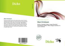 Capa do livro de Don Erickson 