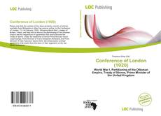 Conference of London (1920)的封面