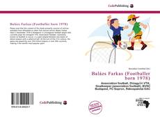 Buchcover von Balázs Farkas (Footballer born 1978)