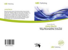 Juliet Berto kitap kapağı