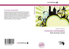 Buchcover von Catocala antinympha