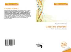 Bookcover of Catocala subnata