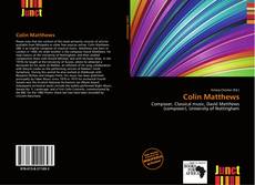 Copertina di Colin Matthews