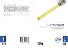 Buchcover von Henry Hornbostel