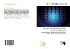 Buchcover von Henry Kissinger