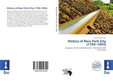 Bookcover of History of New York City (1784–1854)