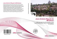 Couverture de Jean-Antoine Riqueti de Mirabeau
