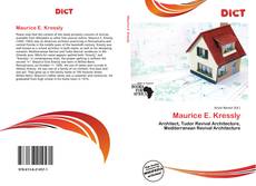 Couverture de Maurice E. Kressly