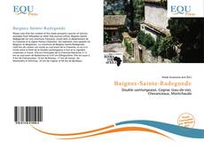 Buchcover von Baignes-Sainte-Radegonde