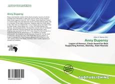 Portada del libro de Anny Duperey