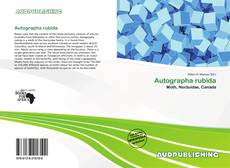 Portada del libro de Autographa rubida