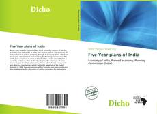 Couverture de Five-Year plans of India