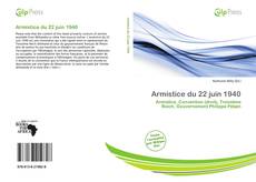Couverture de Armistice du 22 juin 1940