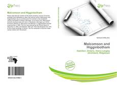 Couverture de Malcomson and Higginbotham