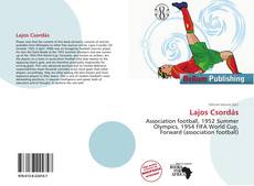 Copertina di Lajos Csordás