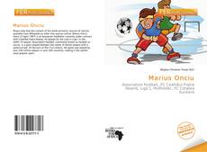 Bookcover of Marius Onciu