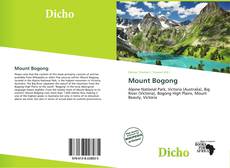 Couverture de Mount Bogong