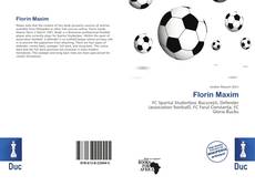 Buchcover von Florin Maxim