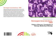 Bookcover of Norwegian local elections, 1983