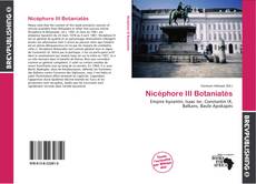 Buchcover von Nicéphore III Botaniatès