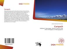Capa do livro de Carspach 