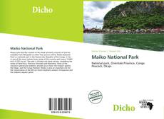Bookcover of Maiko National Park
