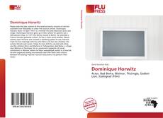 Copertina di Dominique Horwitz