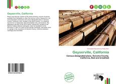 Buchcover von Geyserville, California