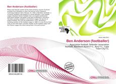 Portada del libro de Ben Anderson (footballer)