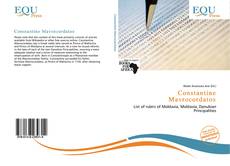 Constantine Mavrocordatos的封面
