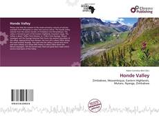 Capa do livro de Honde Valley 