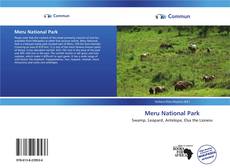 Meru National Park kitap kapağı