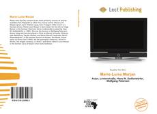 Couverture de Marie-Luise Marjan