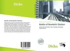 Copertina di Battle of Rowlett's Station