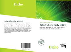 Copertina di Italian Liberal Party (2004)