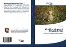 Buchcover von Abiotikus környezeti tényezők hatása