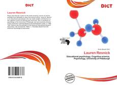 Couverture de Lauren Resnick