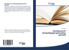 Portada del libro de Introducere în ortopedagogia generală și specială