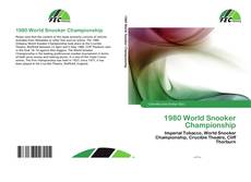 Bookcover of 1980 World Snooker Championship