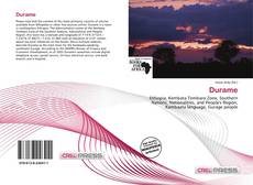 Capa do livro de Durame 