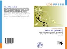 Copertina di Athar Ali (scientist)