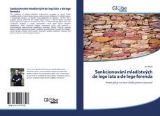 Bookcover of Sankcionování mladistvých de lege lata a de lege ferenda