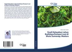Buchcover von Studi Kelayakan Lahan Budidaya Rumput Laut di Bluto Sumenep, Madura