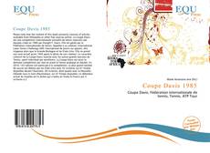 Coupe Davis 1985的封面