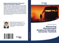 Capa do livro de Metanning Monitoringini Aniqlovchi Kimyoviy Sensorlar Yaratish 