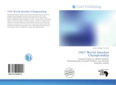 Portada del libro de 1987 World Snooker Championship