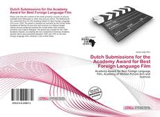 Capa do livro de Dutch Submissions for the Academy Award for Best Foreign Language Film 