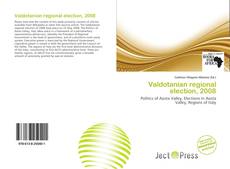 Valdotanian regional election, 2008的封面