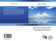 Bookcover of Kilimanjaro National Park